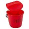 Plastic Fire Bucket with Lid