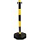 Post & Chain Barrier Kits Yellow and Black Top