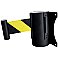 Wall-Mounted Retractable Barrier - 5m Yellow and Black Belt