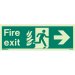 NHS Fire Exit Right 435HTM