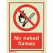 No Naked Flames 8109