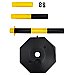 Post & Chain Barrier Kits Yellow and Black Constuction