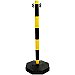 Post & Chain Barrier Kits Yellow and Black Top