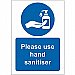 Please Use Hand Sanitiser Sign