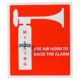 Gas Horn Sign with Bracket